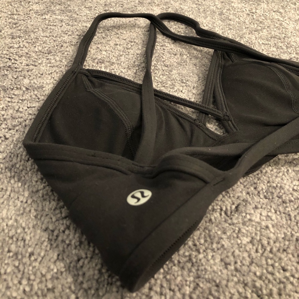Open Back Lululemon Bra. With the Pads. Size 4.